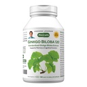 ANDREW LESSMAN Ginkgo Biloba 120mg - 180 capsule - Extract standardizat pentru mentinerea fluxului de oxigen si nutrienti pentru alimentarea creierului. Sprijină creierul, memoria și funcția cognitivă. Fără aditivi