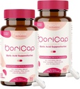 BoriCap - Supozitoare de acid boric pentru femei - 600 mg - Vaginal Health & Echilibru, Itch & Odor - Ajutor natural - Feminine Care - Feminine Igiene Produse - Made in USA by Heale - 90 Capsules