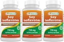 Cele mai bune Naturale Soy Isoflavones 750 mg 120 capsule (120 numere de 3)