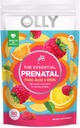 OLLY Prenatal Multivitamine Gummy, Sustine cresterea sanatoasa si dezvoltarea creierului, Acid folic, Vitamina D, Omega 3 DHA, Supliment masticabil, Citrus Berry Aroma, 40-Day Supply - 80 Conte Pouch