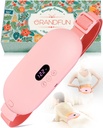 Stocking Stuffers pentru femei Portable Încălzire Pad pentru perioada Crampe electrice Cordless Menstrual Încălzire Pad pentru Cramp Relief Travel Idea Cadouri de Crăciun pentru femei mama ei adolescente mama