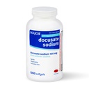 DOCUSAT MAJOR Sodiu 100mg, Stool Softener Laxativ pentru Ocazional Constipație Relief - blând, de încredere, Stimulant-Free, 1000 Softgels