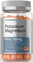 Horbäach Supliment de magneziu de potasiu Gummies 