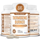 Pur și simplu optimizate arzător de grăsime termogenic pentru femei - suport metabolic avansat și booster de energie - ingrediente naturale, Vegan-prietenos, non-GMO - 60 capsule