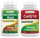 Cel mai bun naturals Dandelion Root 520 mg & COQ10 100 mg