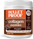 Bulletproof Ciocolata Colagen Proteina pulbere cu ulei MCT, 19g Proteina, 17,6 Oz, Colagen Peptide si Amino Acidi pentru piele sanatoasa, oase si articulatii, ambalare mai Vary