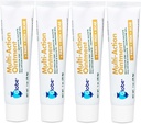 Globe (4 Pack) Primul ajutor Antibiotic Cicatrice Minimizarea durerii-Relief, Anti-Itch Ointment cu Neomicină, Bacitacin Zinc, Pramoxine HCl & Polymyxin B, pentru tăieturi minore, Scrapes & Burns