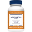 Ingredientul marcat de vitamina Shoppe Astexanthin (Solavia) 12mg (30 (30 Softgels)