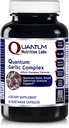 Complexul Quantum Nutrition Labs Quantum Usturoi - Suplimente Usturoi Alicin, Pastile Usturoi, Extract de alicin, Extract de usturoi, Capsule Organice Usturoi, Suport Immune - 60 Capsule vegetariene