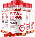 5 ambalaj) Vital Surge MAX, VitalSurge Gummies Max for Men Support, 1050 MG Advanced Max Power Formula, VitalSurge MAX Performance, Vital SurgeMAX Mens Gummies