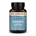 Dr. Mercola Biothin Berberine cu crom - Suporturi Functie metabolica sanatoasa - Absorbtie imbunatatita - non-GMO, Gluten-Free & Soy-Free - 30 capsule (30 Servings)