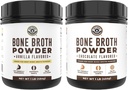 Spectacol de coasta stanga Vanilla Both Proteine pulbere, 16 oz + Ciocolata Oase Broth Proteine pulbere 16 oz