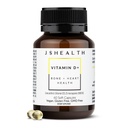 JSHealth Vitamina D3 1000iu Supliment pentru functie musculara sanatoasa, sanatatea osoasa si inima, si suport imun