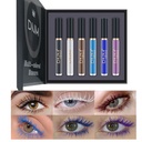 Colorat Mascara Colorat impermeabil Blue Mascara pentru Set de gene, alb negru maro violet lungă durată fermecător Cruzime Voluminous gratuit Vegan ochi machiaj (6 culori)