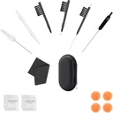 Phitunry 52-Piece Ajutor auditiv Cleaning Kit Accesorii Portable Audiere de ajutor Caz de buzunar Dimensiune cu instrumente de curățare pensula, capsule uscate, Audio Wipes, Deer Velvet Haina și Audiere de ajutor de călătorie Cazul de călătorie (Small)
