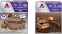 Atkins Endure Crunchalicious Chocolate Bar, 16 Count & Chocolate Caramel Mousse Bar, 5 Conte