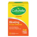 Culturelle Blooting & Gas Defense, Enzymes Digestive & Probiotice pentru sanatate digestiva, 30 Capsule, Sustine Indigestie ocazionala & Disconfort