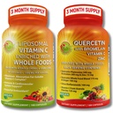 Querbetin cu Bromelain, vitamina C & zinc + vitamina lipozomal C 1500mg 