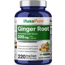 NusaPure capsule cu rădăcină de ghimbir 20:1 Extract, 200 mg echivalent cu 4.000 mg per capse vegetale 
