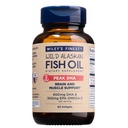 Wiley Finest Wild Alaskan Fish Oil Peak DHA - 900mg EPA și DHA Omega-3s - 60 Softgels (30 Servings)