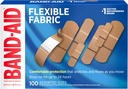 Bandaj Band-Aid Bandaje flexibile din material adeziv pentru îngrijirea rănilor şi primul ajutor, dimensiuni asortate, 100 ct