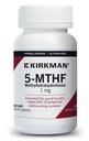 Kirkman 5-MTHF - Hipoallergenic - 120 Capsule vegetariene - Acid folic esenţial pentru o sănătate bună