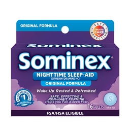 Sominex Tablete original Formula 16 comprimate (Pachet de 2)