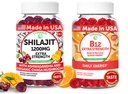 Lunakai Statele Unite ale Americii Made Shilajit & B12 Extra Putere Gummies Bundle 