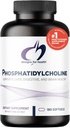 Design-uri pentru sănătate Fosfatidilcolină Softgels - Phosfatidil Choline Supliment de la Soy Lecitin pentru a sprijini ficat + Brain Health (180 Softgels)