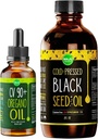 Maju Superfoods Oregano și Black Seed Oil Bundle
