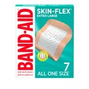 Bandaj Band-Aid Bandaje adezive pentru prim ajutor și îngrijirea rănilor de tăieturi minore și zgârieturi și arsuri, Bandaje sterile flexibile pentru degete și genunchi, foarte mari, toate de o dimensiune, 7 ct