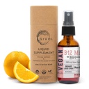 Organic Vegan Vitamina B12 Supliment lichid Mist pentru absorbţie rapidă 5000mcg Metilcobalamină - No Harsh Chemicals or Conservatives - No Artificial Sweeteners Adăugat non-GMO 240 zile de aprovizionare