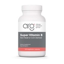 Grupul de cercetare pentru alergii Super Vitamina B - B Complex de vitamine pentru bărbaţi şi femei, cu vitamina B12 şi B6, capsule vegetariene - 120 Conte