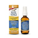 Natural Path Aripi de argint coloidal Argint - Extra Putere suport imunitar- - 500ppm (2500mcg) - 2oz Spray
