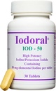 Optimox Iodoral 50 mg Supliment - Tablete cu iod de potasiu, Iod de mare potenţă, Suplimente pentru Suport tiroidian, Soluţie de iod Lugol - 30 Număr