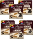 Atkins Coffee House Meal Bar, Vanilla Latte, 16g Proteine, 4g Net carbohidrati, 2g Zahăr, 13g Fiber, Made with Real Coffee, 5 Count (Pachet de 6)