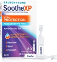 Soothe XP picături de ochi gratuite conservative, Xtra protecție picături de ochi lubrifiere pentru ochi uscaţi, Relieves Iritație și protejează împotriva pierderii lacrimilor, Terapie avansata ochi uscat, flacoane de unică utilizare, 30 Conte
