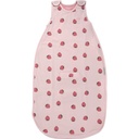 Woolino Merino Wool și bumbac organic Ultimate Baby Sleep Sack - 4 Sezon Bebeluș Pătură purtabilă - Două-Way Zipper Sac de dormit reglabil - Dimensiune universală (2-24 luni) - Căpșuni