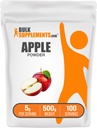 BulkSupplements.com Apple Powder - Apple Fruit Powder, Fiber Supplement for Digestive Support - Natural & Gluten Free, 5g per Serving, 500g (1.1 lbs) (Pachet de 1)