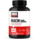 Force FACTOR Niacin Vitamina B3 pentru a sprijini energia celulara si sanatatea cardiovasculara, Niacin 500 mg inima-sanatate Supliment, Vegan, No Gelatină, Non-GMO, 100 capsule vegetale