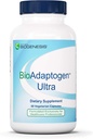 Nutra Biogene Bioadaptogen Ultra - Adaptogens Suplimente, Adaptopogene Herbs Complex pentru bărbaţi şi femei, Ashwagandha, Rhodiola Rosea, Ginseng pentru stres mental - 60 Capsule