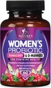 Probiotice pentru femei 60 miliarde CFU - 16 tulpini, prebiotice si cranberry, PH echilibru, Digestive Health, Vaginal & Immune Support, Femei Probiotice pentru sanatate gutoasa, Perioada de valabilitate Stabil - 60 capsule