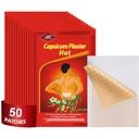 50 Count Capsaicina Patches,4.72"x7.08" Hot Capsicum Patch