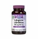 Bluebonnet Nutriţie L-Arginină 500mg/L-Orinitină 250mg, Susţine Proteine Metabolism*, Soy-Free, Gluten-Free, non-GMO, Kosher Certified, Vegan, 100 Capsule vegetale