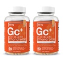 Elemente esentiale Glucosamină Chondroitin MSM Boswellia Serrata Acid hialuronic Supliment comun suport antioxidant pentru flexibilitate - 180 capsule (2-Pack)