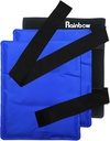 Rainbow Gel Ice Pack pentru spate Hip Umăr genunchi, Pachete de gheață reutilizabile pentru leziuni Dureri de relief, Pachete de terapie compresa la cald pentru chirurgie, Umflare, vânătăi mari paduri reci (11" x 14" - Pachet de 2)