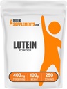 BulkSupplements.com Lutein Powder - din Marigold Flower Extract, Ochi Supliment, Lutein 20mg - Antioxidant Sursa, Gluten Free, 400mg per Serving, 100g (3.5 oz) (Pachet de 1)