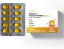 Multivitamine cu Omega-3, Multivitamine pentru femei și bărbați, ulei de pește acoperit enteric DHA/EPA cu vitamina A, vitamina E și vitamina D3 pentru suport pentru funcții imune (1 Box 30 Softgels)