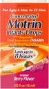Motrin concentrat picături de sugari, Reductor de febră, Ibuprofen, Berry aromat.5 Oz