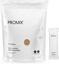 ProMix Nutriție Creatină Monohidrat Pachete de călătorie, 5g de micronized Creatură curată pentru bărbați și femei, susține creșterea și recuperarea musculară, Vegan - 30 Serviri